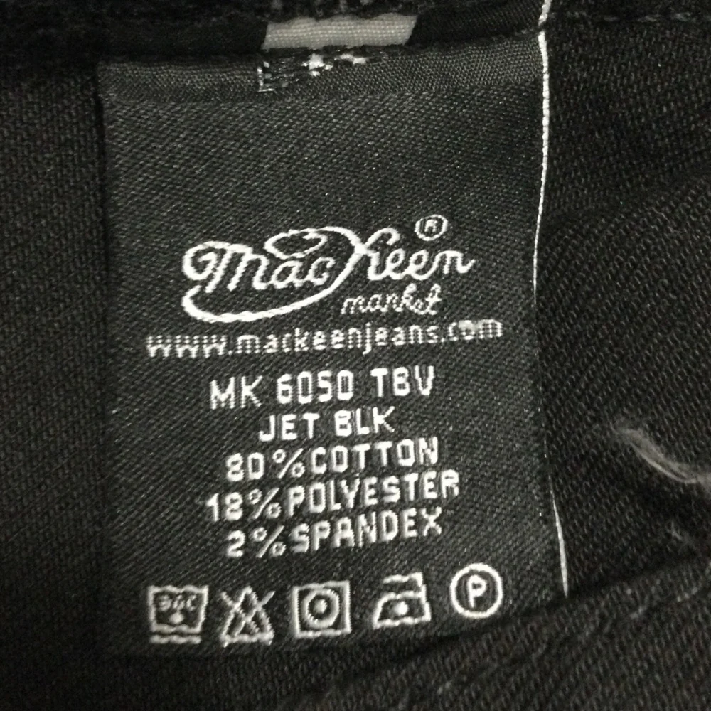 Mackeen Painted Distressed Men’s Graffiti Denim Jacket Size M - Picture 11 of 11